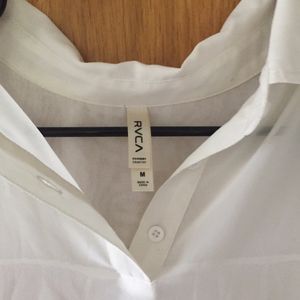 RVCA Sheer Cap Sleeve Blouse